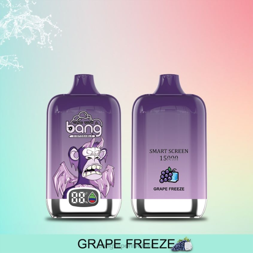 Bang Vape Digital Smart Screen 15000 udaha 25 ml za jednokratnu upotrebu Vape Gang Hrvatska H2NTV11