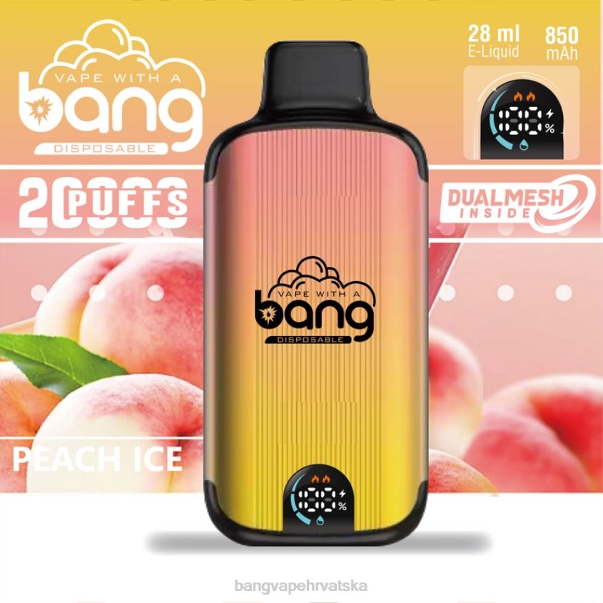 Bang Vape Digital Smart Screen 20000 udaha za jednokratnu upotrebu Vape Gang Zagreb H2NTV3