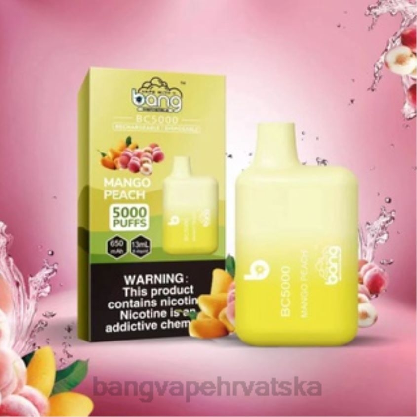 Bang Vape Box BC5000 5% nic punjiva olovka tip-c s 5000 udaha za jednokratnu upotrebu Bang Vape Flavors H2NTV9