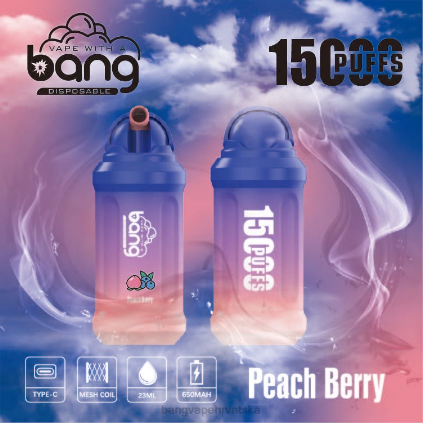 Bang Vape 15000 udaha za jednokratnu upotrebu Vape Gang Hrvatska H2NTV1