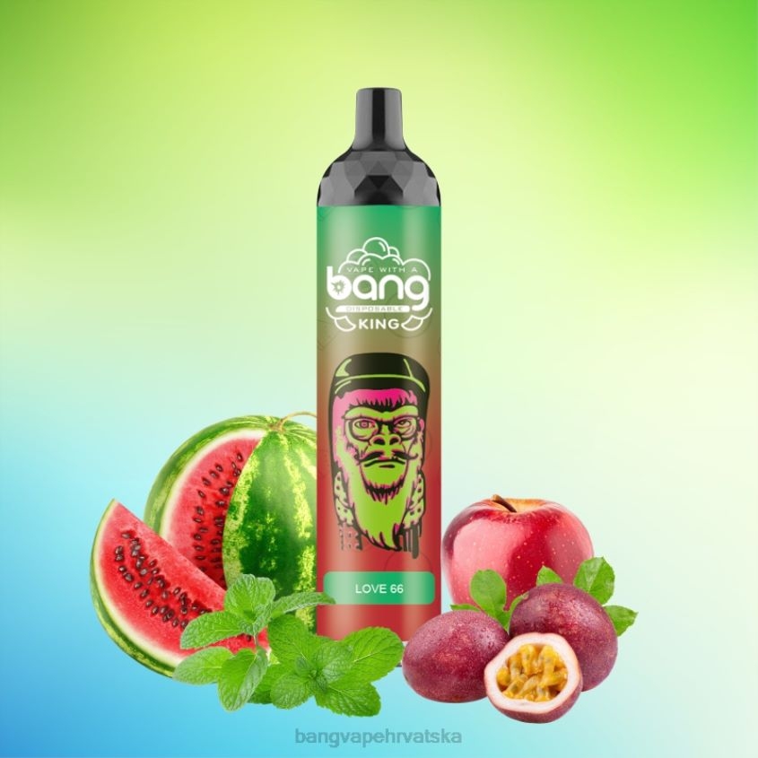 Bang Vape King 6000 udaha 5% nic punjiva tip-c za jednokratnu upotrebu Bang Vape Disposable H2NTV8