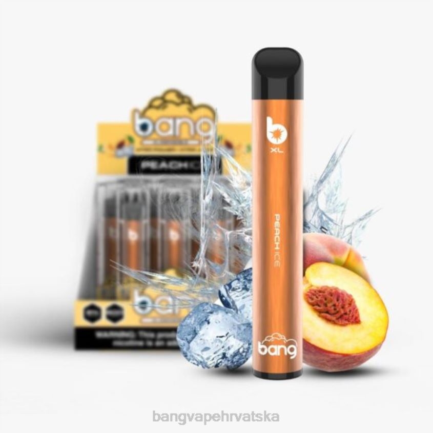 Bang Vape XL za jednokratnu upotrebu led od breskve Vape Gang Zagreb H2NTV33