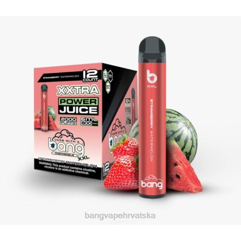 Bang Vape XXL 2000 udaha jagoda lubenica Bang Vape Zagreb H2NTV24